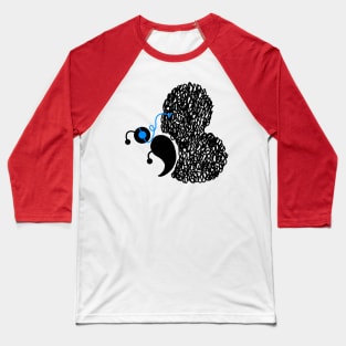 Noise Semicolon Butterfly Baseball T-Shirt